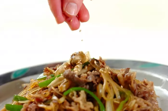 牛肉の甘辛炒めの作り方2