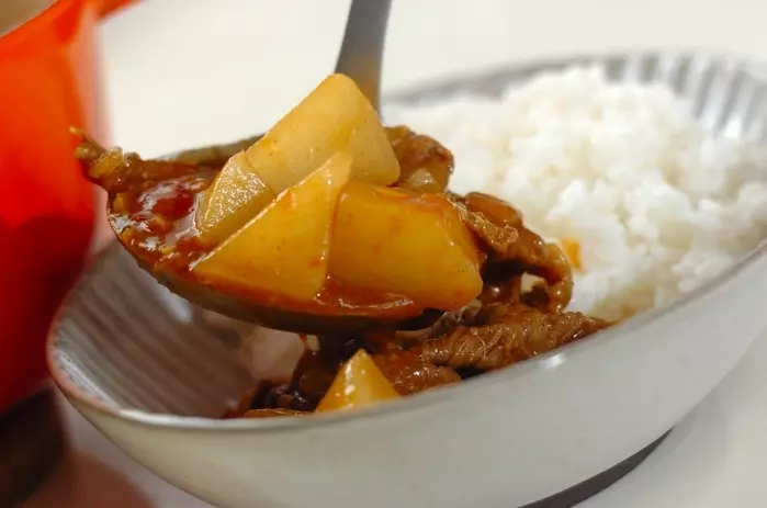 牛肉と大根のカレーの作り方6
