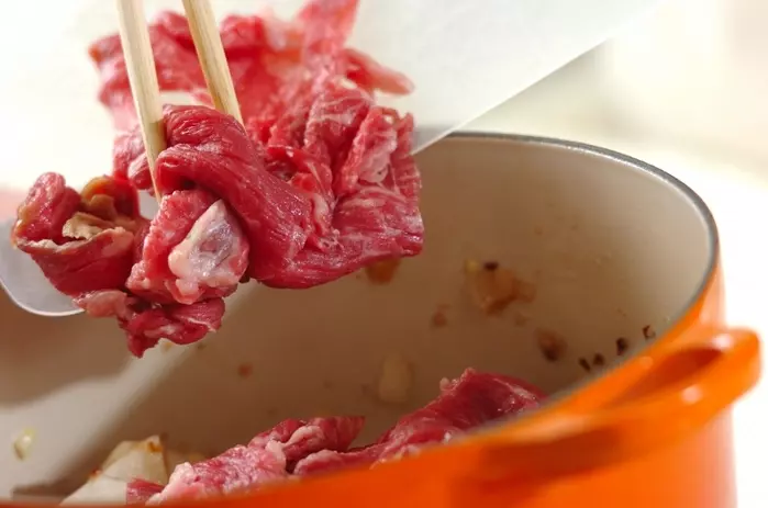 牛肉と大根のカレーの作り方2