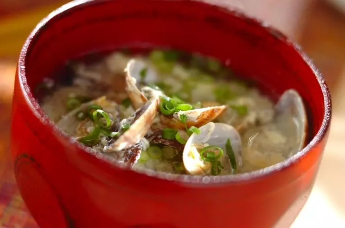 アサリと卵のトロミスープ