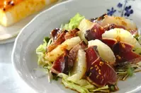 【今日の献立】2025年5月15日(木)「カツオたたきとグレープフルーツのサラダ仕立て」