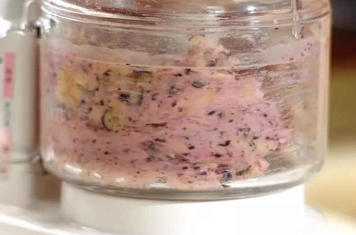 バナナとブルーベリーのアイスの作り方1