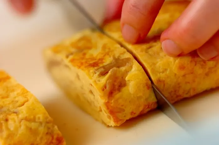 ナメタケの卵焼きの作り方4