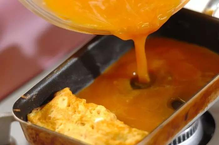 ナメタケの卵焼きの作り方3