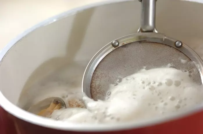 アサリのスープの作り方1