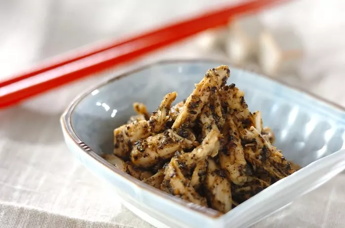 鶏ささ身のゴマみそ和え