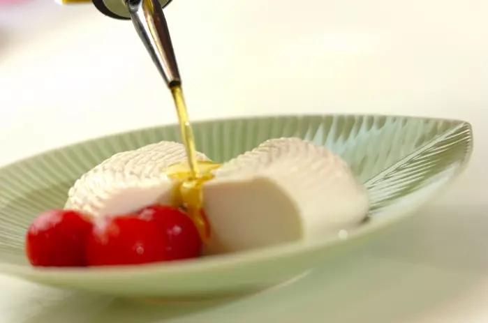 サラダ風冷奴の作り方1