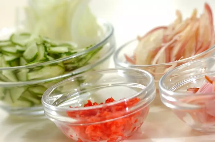 大人のポテトサラダの下準備1