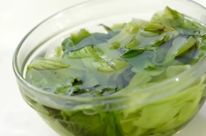 ビンチョウマグロのチリソースからめの作り方1