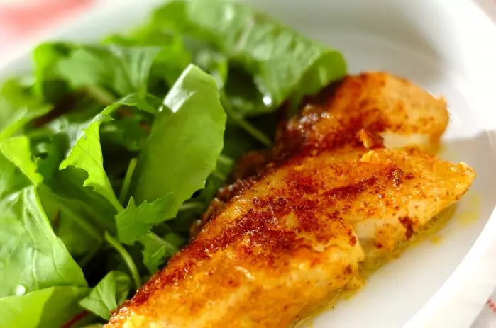 タラのカレーマヨ焼き