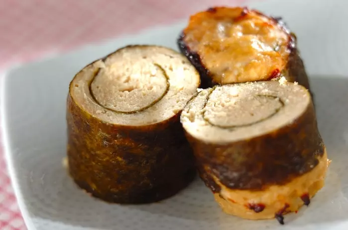 鶏肉の磯辺巻き
