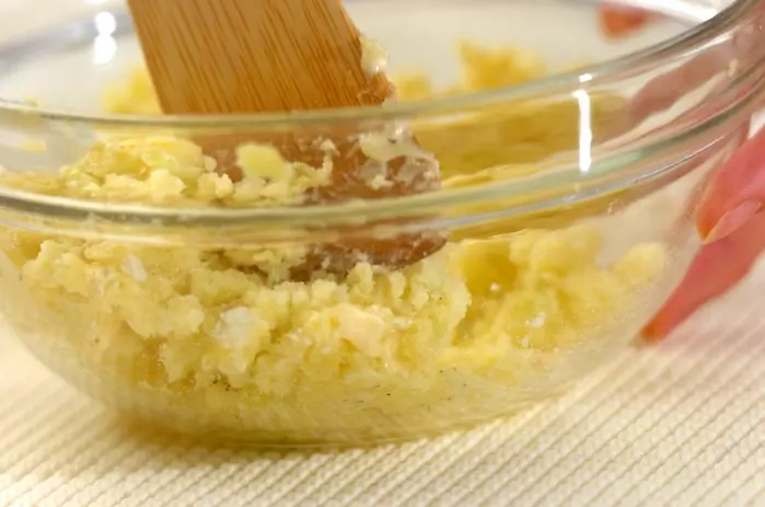 エビのハムポテ巻きの作り方1