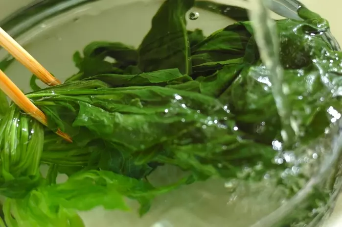 二色お浸しの作り方2