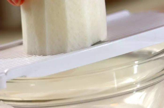 大根餃子の下準備1