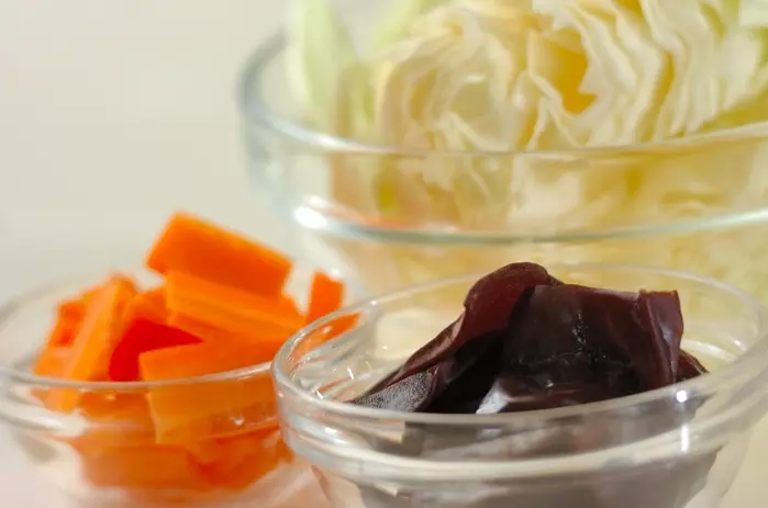 ちゃんぽん風炒めの下準備1