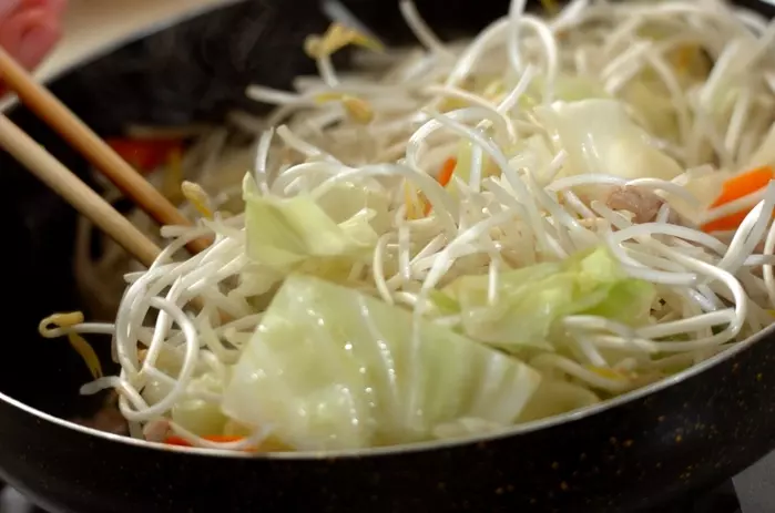 ちゃんぽん風炒めの作り方1