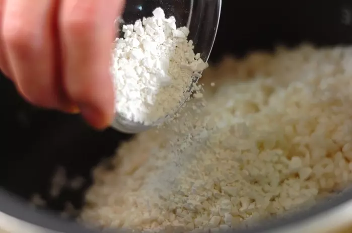 おこわ風栗ご飯の作り方1