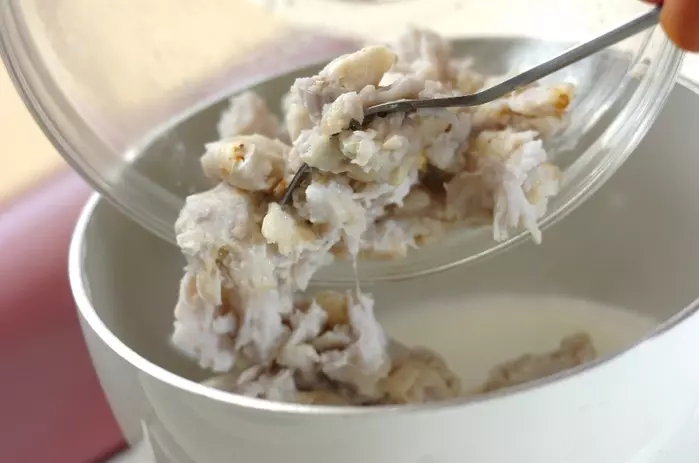 里芋のマッシュの作り方2