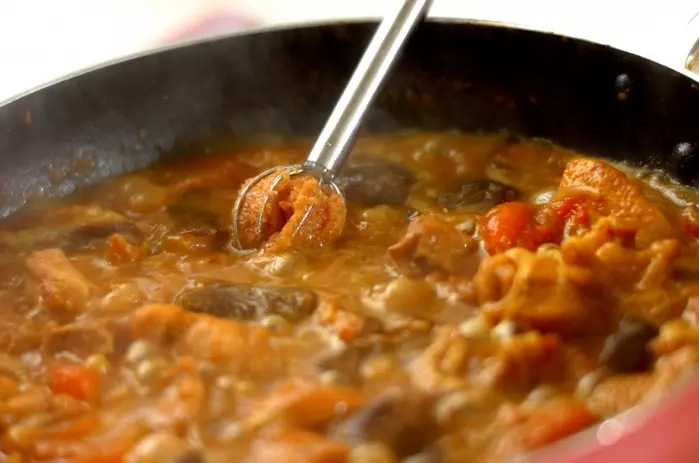 鶏とナスのみそカレーの作り方5