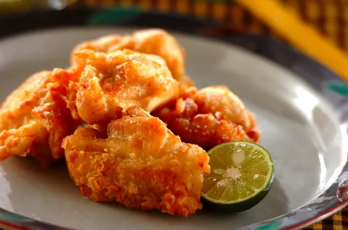 塩漬け鶏の唐揚げ