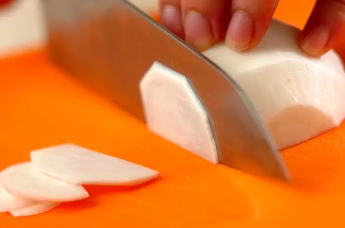 カブのナムルの下準備1