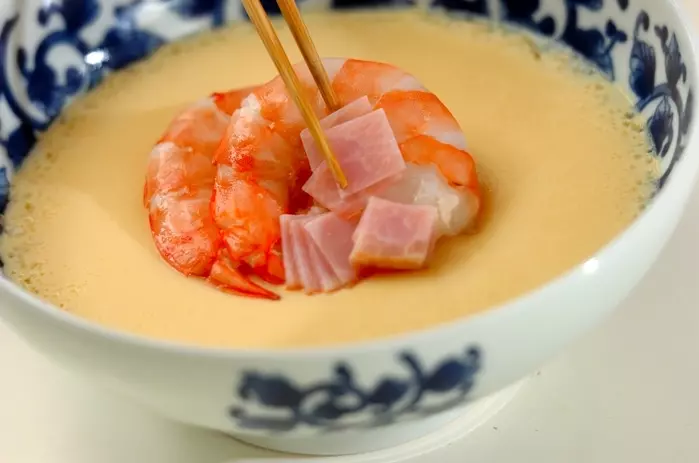 中華風ふわふわ茶碗蒸しの作り方2