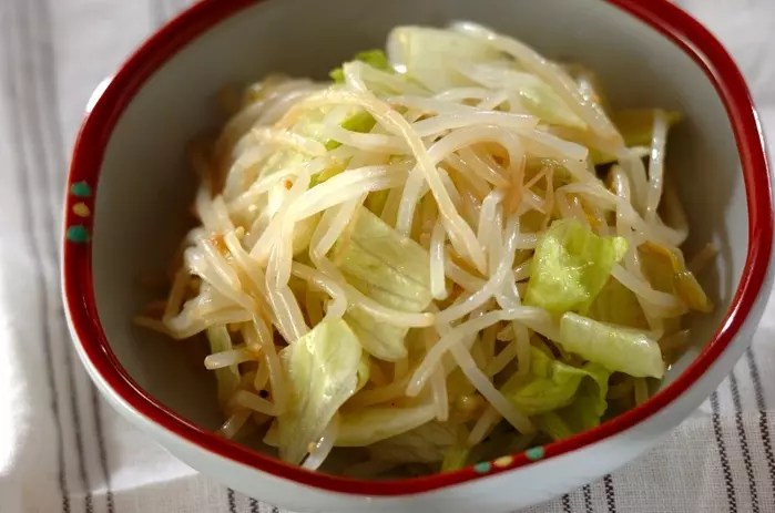 モヤシとレタスのナムル