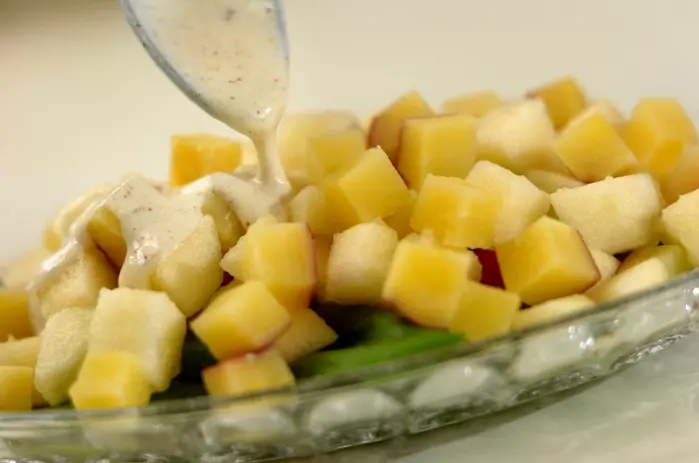 秋のサラダの作り方1