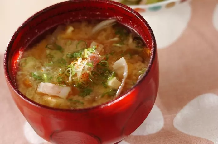 ベーコンの豚汁