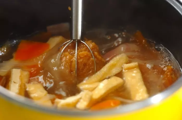 ベーコンの豚汁の作り方2