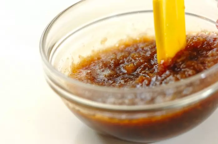 ゆで豚のおろしコチュジャンダレの下準備2