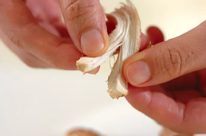 キノコの当座煮の下準備1