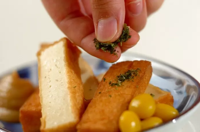 厚揚げの酢みそ添えの作り方2