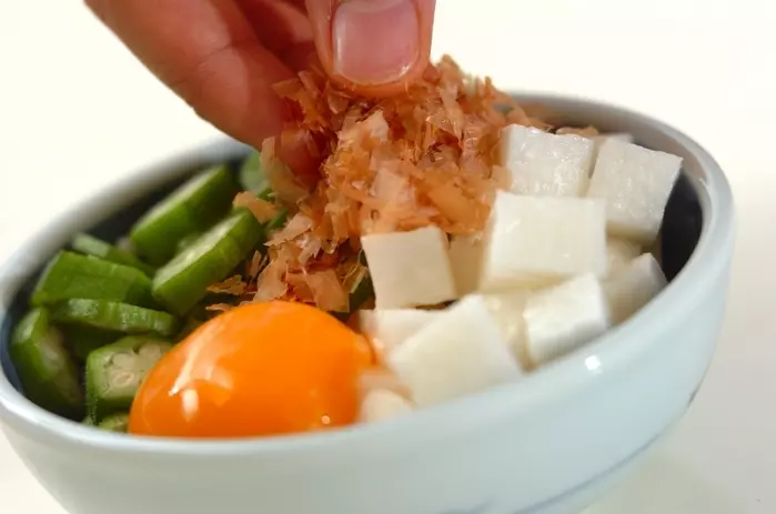 長芋とオクラの混ぜまぜの作り方1