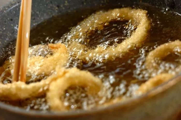 オニオンリングの作り方2