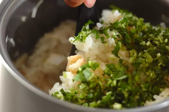 貝柱の炊き込みご飯の作り方2