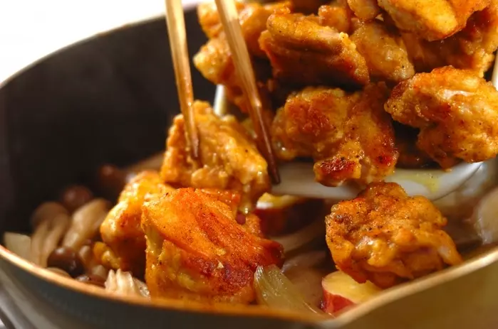 チキンとサツマイモのミルクカレーの作り方3