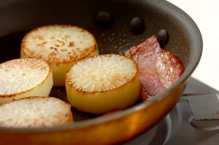 大根ステーキの作り方1