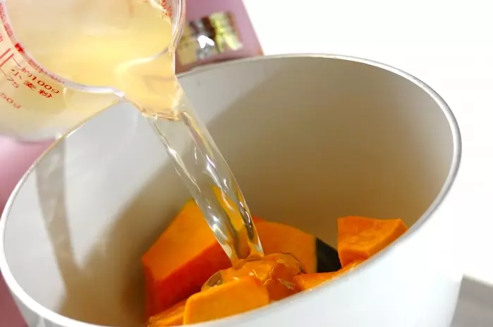 カボチャの煮物の作り方1