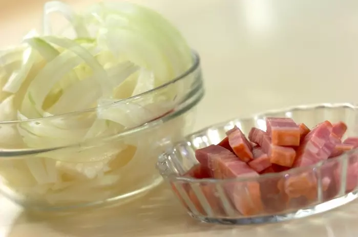 簡単とろーり!カボチャのグラタンの下準備2