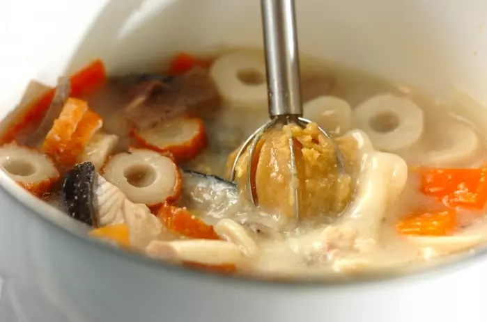 ブリのかす汁の作り方2