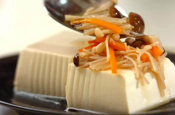 豆腐のキノコあんかけの作り方3