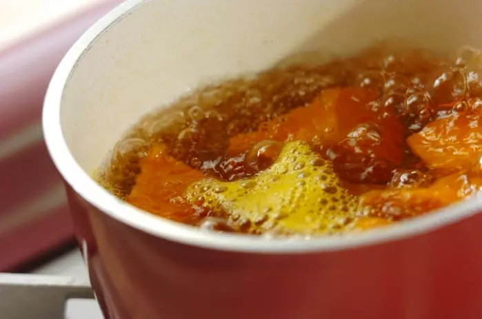 小鍋で作る和風カボチャサラダの作り方1