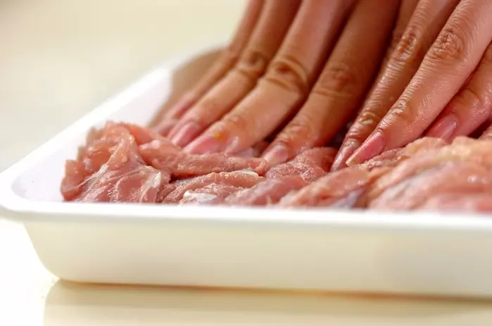 鶏肉のグリル野菜の蒸し煮添えの下準備1