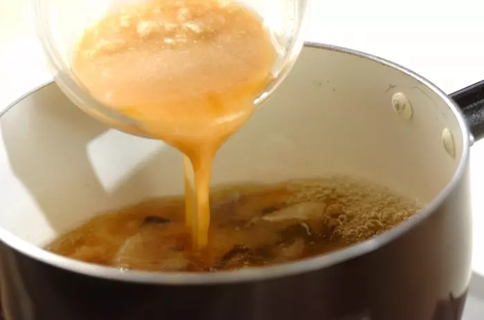 おでんで粕汁の作り方2