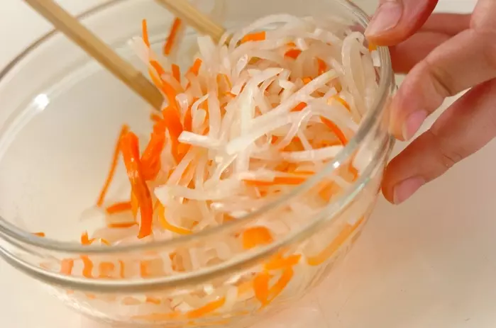 甘酢和え大根の作り方1