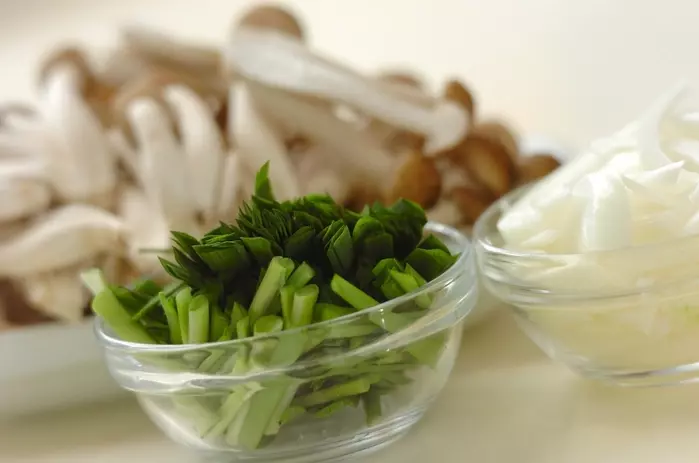 豚プルコギ丼の下準備1