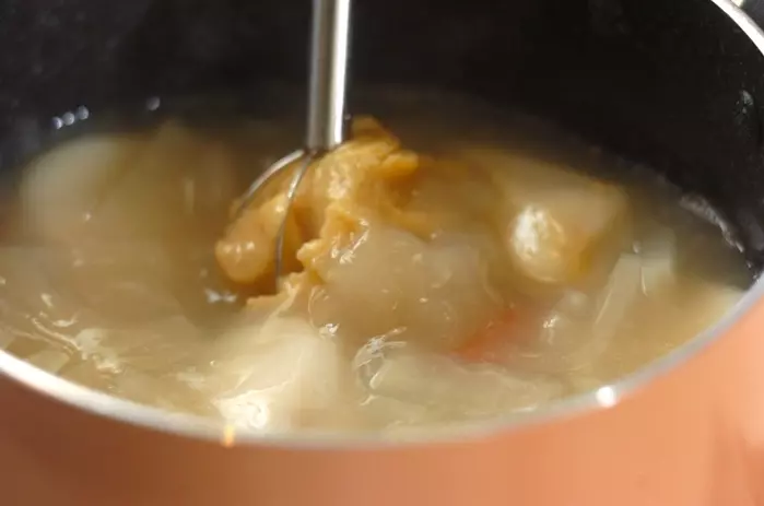 白みそのお雑煮の作り方2