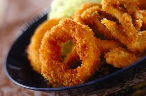 【今日の献立】2026年1月3日(土)「カレー味のイカリングフライ」