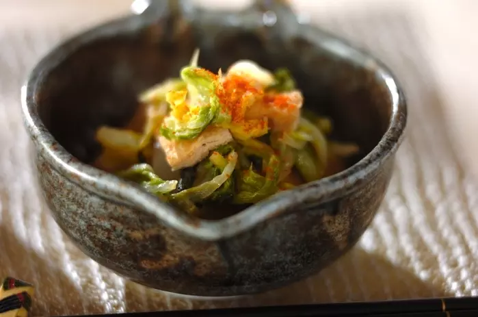 調味料２つ！白菜と油揚げのくったり煮